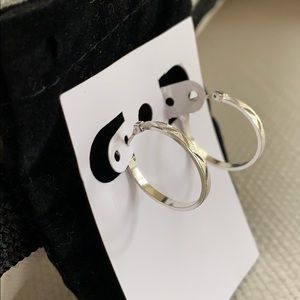 Silver Hoop Earrings
